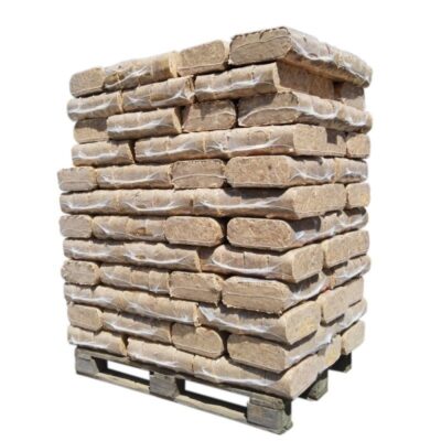 Bois densifié – Brique forestière – Palette de 1080 kg